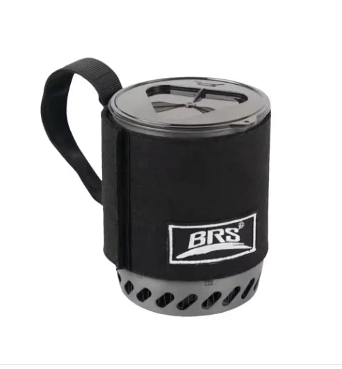 BRS 61 Jet Boil Camping Pot Stove withHeat Exchanger Portable Gas Stove QuickBurn Coffee Cup Furnace BackpackingCamp Burner