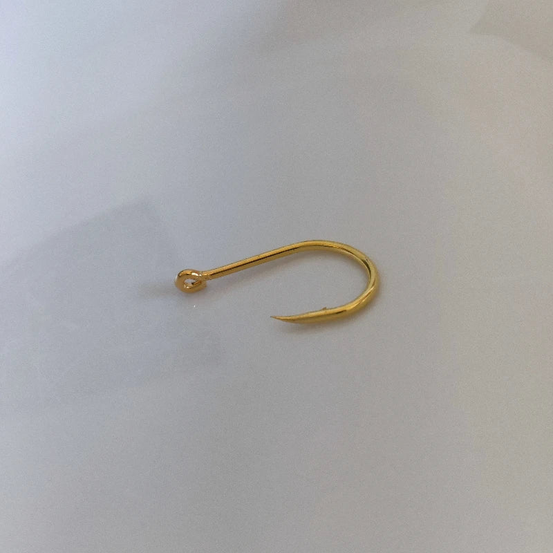 100pcs Fishing Hooks Eyed Circle Golden Hook Barbed Fishhook for Carp Fishing Material Goods Accessories Pesca Fishhook Tools