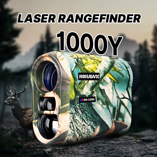 Nohawk Hunting Rangefinder 1000M Multifunctional Range Finder with USB-C Charging Monoculars Telescope for Hunting and Golfing