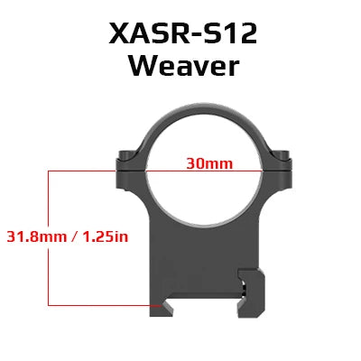 Vector Optics 2Pcs /set 25.4Mm 30Mm Mount Rings Quick Release Low Medium High for 20Mm Rail Hunting Scopes Ring Mount