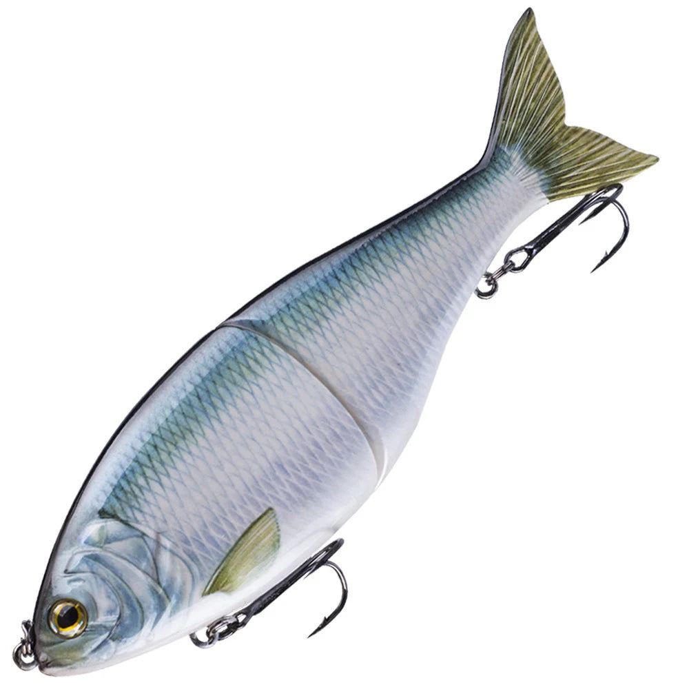 New Coming 178mm 82g Sinking Glide Bait Fishing Lures Jointed Swim Bait Rattle Balls Inside Wobblers Pesca Slide Sea River