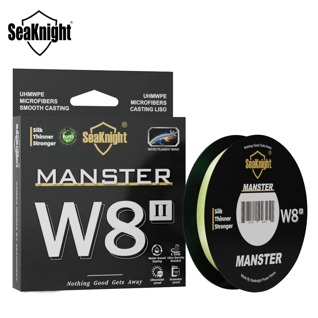 SeaKnight Brand MANSTER W8 II Series 8 Strands Braided Fishing Lines 500M Seawater Proof Ultraviolet Proof for Saltwater Fishing