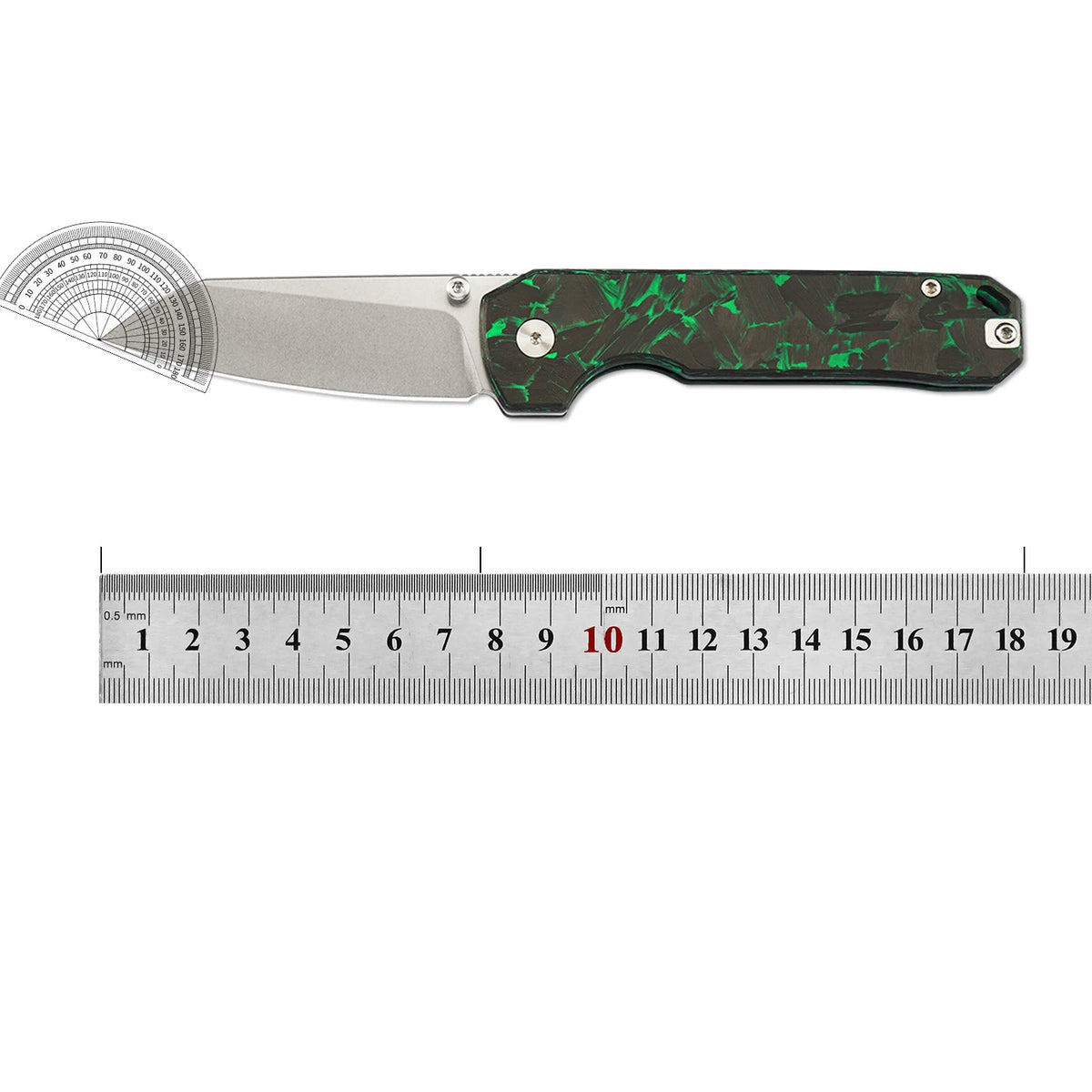 Vexo Outdoor Folding Knife Vg10/M390 Steel Carbon Fiber Handle Glow-In-The-Dark Edc Tool Pocket Knife Camping