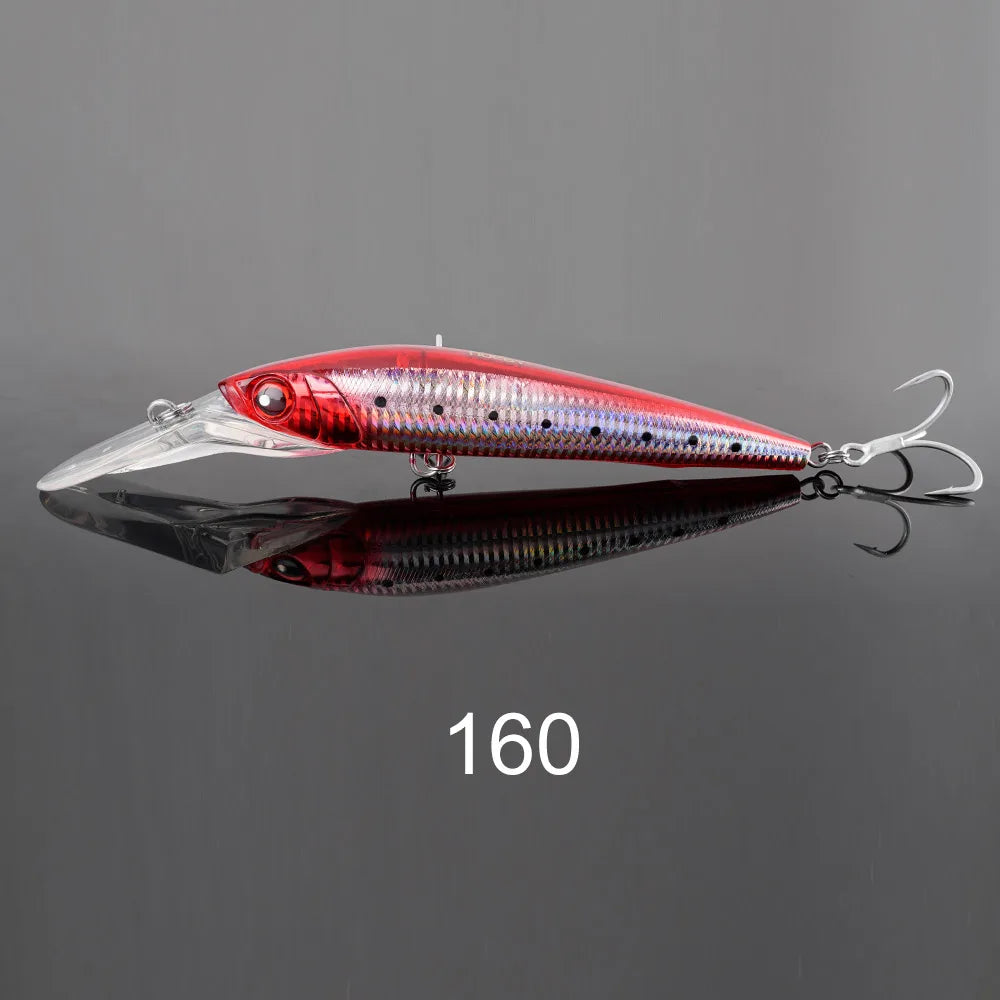 NOEBY Offshore Trolling Minnow 14cm 50g 18cm 98g Sinking Hard Bait Saltwater Boat Lure Big Game Tuna Fishing