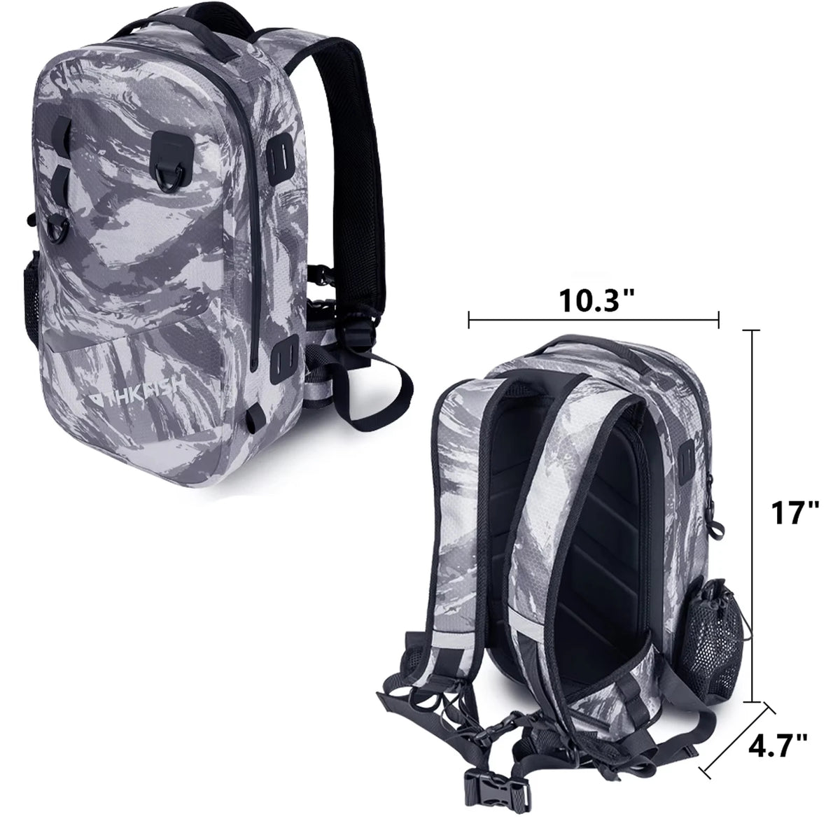 Waterproof Fishing Backpack Brown Multi-purpose Fishing Tackle Bag Fishing Lures Storage Bags Outdoor Cycling Hiking Backpacks
