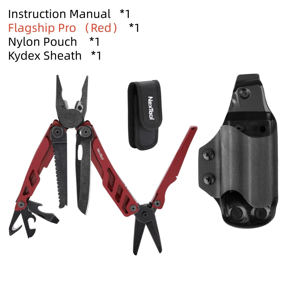 NexTool Flagship Pro 16-in-1 Multi-tool Pliers EDC Folding Knife Camping Gear Outdoor Survival Kit Portable Tool Set