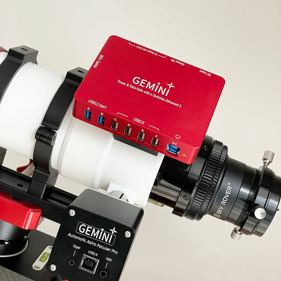 2026 Gemini Astro Power box HUB USB3.2+DC ASCOM Power Box Astronomy Telescope Photography Power Management Box Type-C Interface