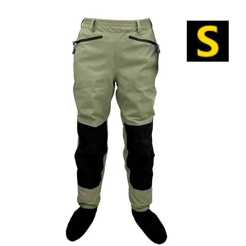 3 Layer Breathable Waterproof Fly Fishing Waist Waders Stockingfoot High Pant Wader Durable Duck Hunting Wading Pants