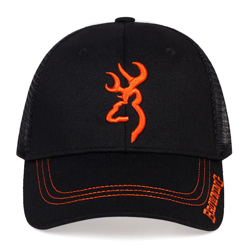 Pure Cotton Unisex Mesh Cap Embroidered Casual Sun Hat Adult Breathable Baseball Cap