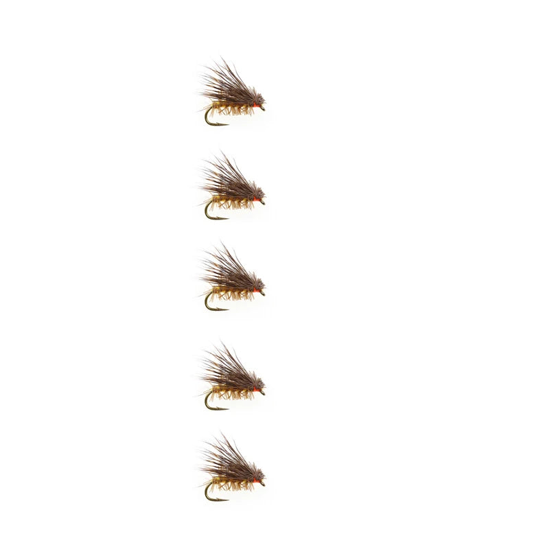 10Pcs/Lot Artificial Insect Bait Lure Deer Hair Dry Fly Fishing Lures Soft Sea Bass Trout Fishing Fly Floating Bait Accessories