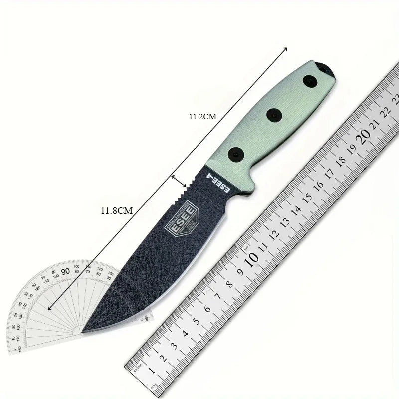 ESEE Series S35VN Stainless Steel Blade High-end G10 Linen Handle Outdoor Camping Portable Multi-function Tool Back Clamp Sleeve