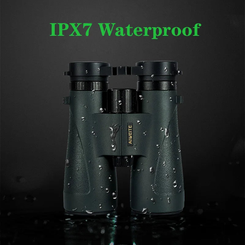 Professional ED Lens 10X50/12X50 Binoculars High Reflective SMC IPX7 Waterproof Bak4 Optics Telescope Low Dispersion For Hunting