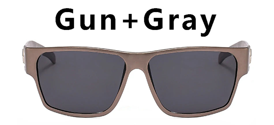 Aluminum Magnesium Polarized Sunglasses Men Brand Design Driving Sun Glasses for Men UV400 Square Eyewear DELTA Goggles Male
