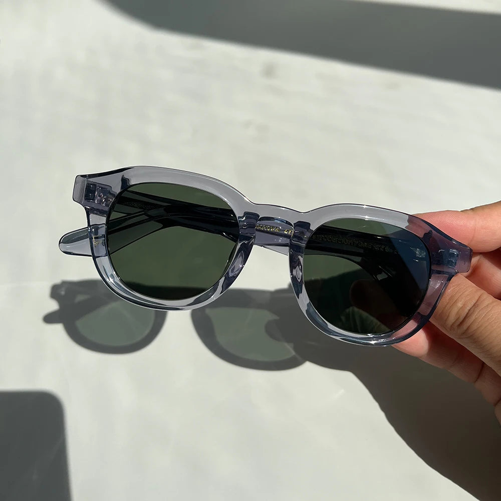 Lemtosh DAHVEN Vintage Sunglasses Women Eyewear Acetate Vintage Oval Sunglasses Polarized Men's Sunglasses Dropshipping