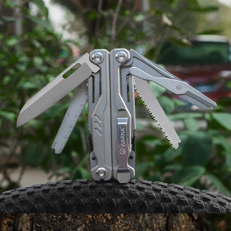 BHBT 20 IN 1 Ark Titanium Alloy Multitool Pliers EDC Outdoor Camping Survival Multi functional Tool Pliers Multi Tool With Bits
