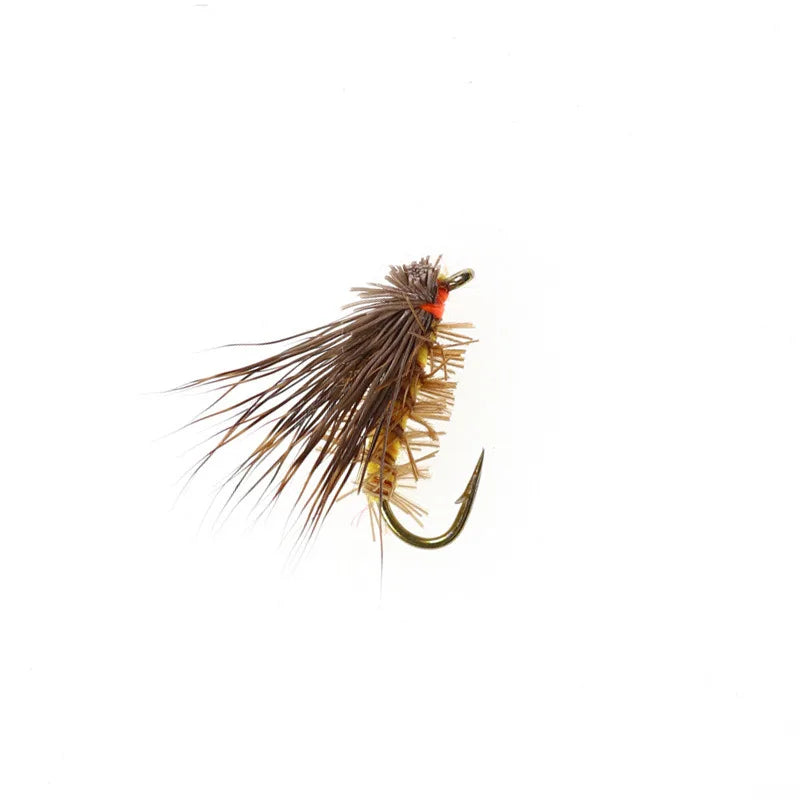 10Pcs/Lot Artificial Insect Bait Lure Deer Hair Dry Fly Fishing Lures Soft Sea Bass Trout Fishing Fly Floating Bait Accessories