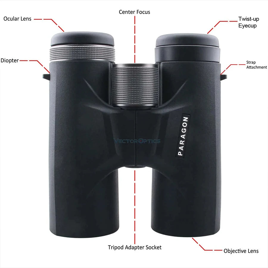 Paragon 8X42 Binoculars 10X42 Hd Roof Prism with Phase Correction, Waterproof Ipx6 for Hunting, Birdwatching, Hiking, Travel