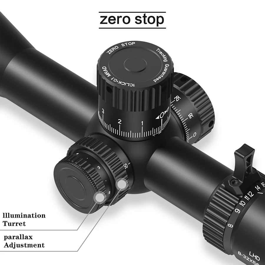 Discovery LHD 8-32X56SFIR FFP-Z Riflescope Compact Tactical Scopes Outdoor Hunting Large Objective Lens Optics Shooting Sight