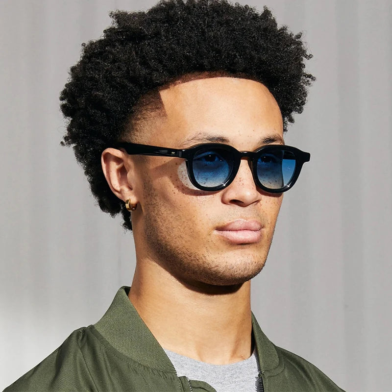 Lemtosh DAHVEN Vintage Sunglasses Women Eyewear Acetate Vintage Oval Sunglasses Polarized Men's Sunglasses Dropshipping