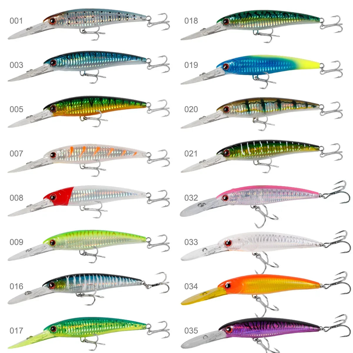 Noeby Trolling Minnow Fishing Lures 12cm 32g 14cm 52g 16cm 73g Floating Sinking Hard Bait for Big Game Saltwater Fishing Lure