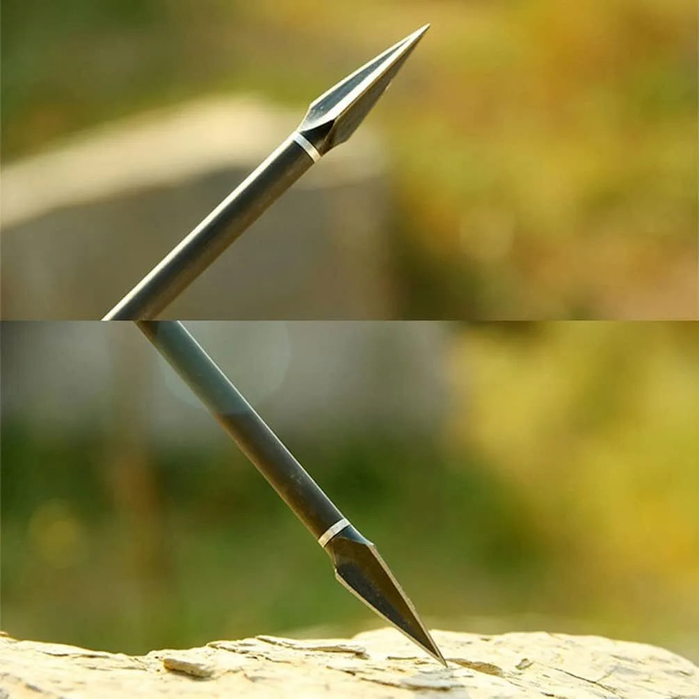6/12X 100gr Broadheads Traditional Hunting Tips Carbon Arrows Archery Hunting