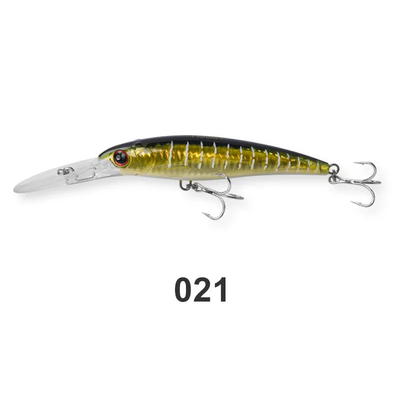 Noeby Trolling Minnow Fishing Lures 12cm 32g 14cm 52g 16cm 73g Floating Sinking Hard Bait for Big Game Saltwater Fishing Lure