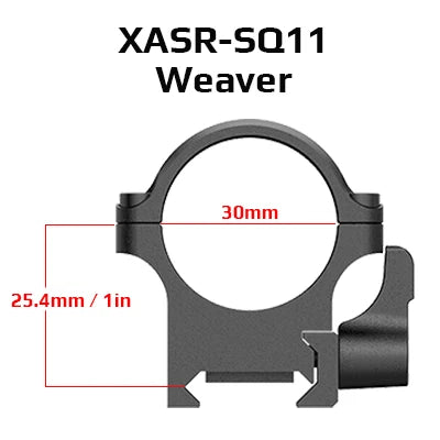 Vector Optics 2Pcs /set 25.4Mm 30Mm Mount Rings Quick Release Low Medium High for 20Mm Rail Hunting Scopes Ring Mount