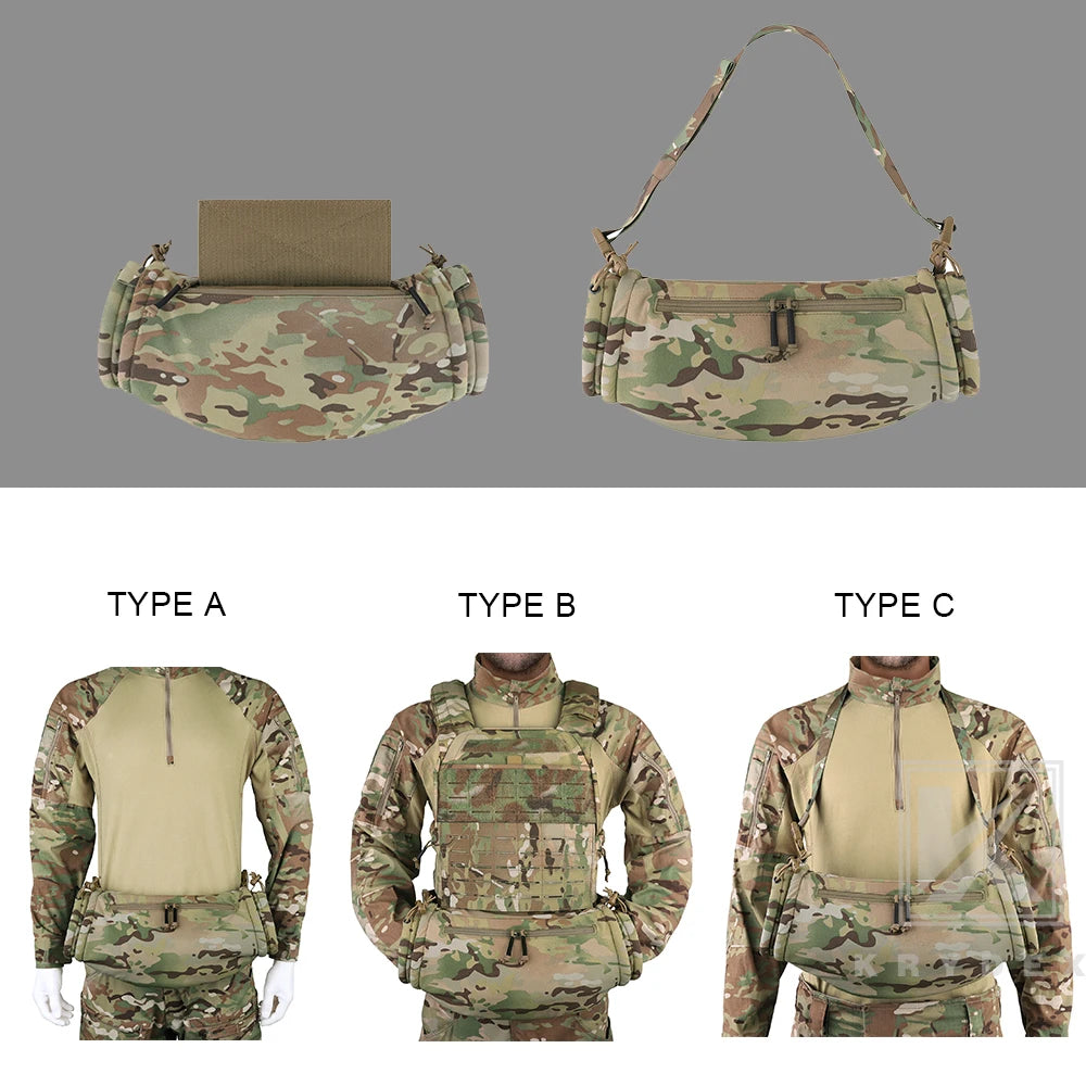 KRYDEX Tactical Hand Warmer Pouch Drop Hanger Waist Handwarmer Pouch for Outdoor Winter Hunting Field Survival Camping Hiking