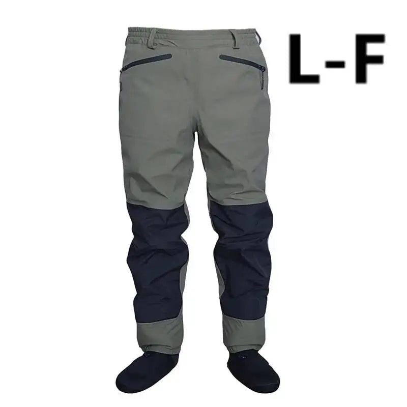 3 Layer Breathable Waterproof Fly Fishing Waist Waders Stockingfoot High Pant Wader Durable Duck Hunting Wading Pants