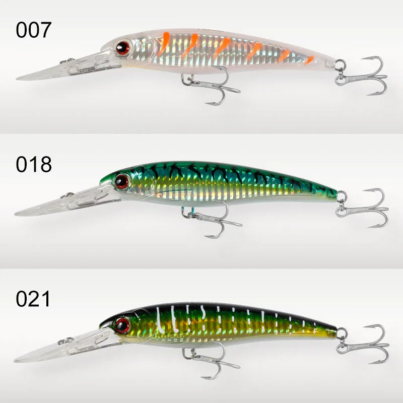 NOEBY 120mm Floating 140mm 160mm Slow Sinking Minnow Fishing Lures Artificial Bait Trolling Wobblers Sea Winter Fishing Lure