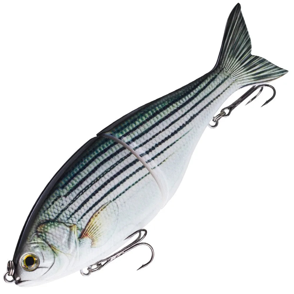 New Coming 178mm 82g Sinking Glide Bait Fishing Lures Jointed Swim Bait Rattle Balls Inside Wobblers Pesca Slide Sea River