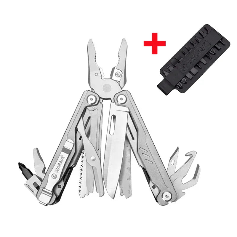 BHBT 20 IN 1 Ark Titanium Alloy Multitool Pliers EDC Outdoor Camping Survival Multi functional Tool Pliers Multi Tool With Bits
