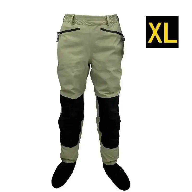 3 Layer Breathable Waterproof Fly Fishing Waist Waders Stockingfoot High Pant Wader Durable Duck Hunting Wading Pants
