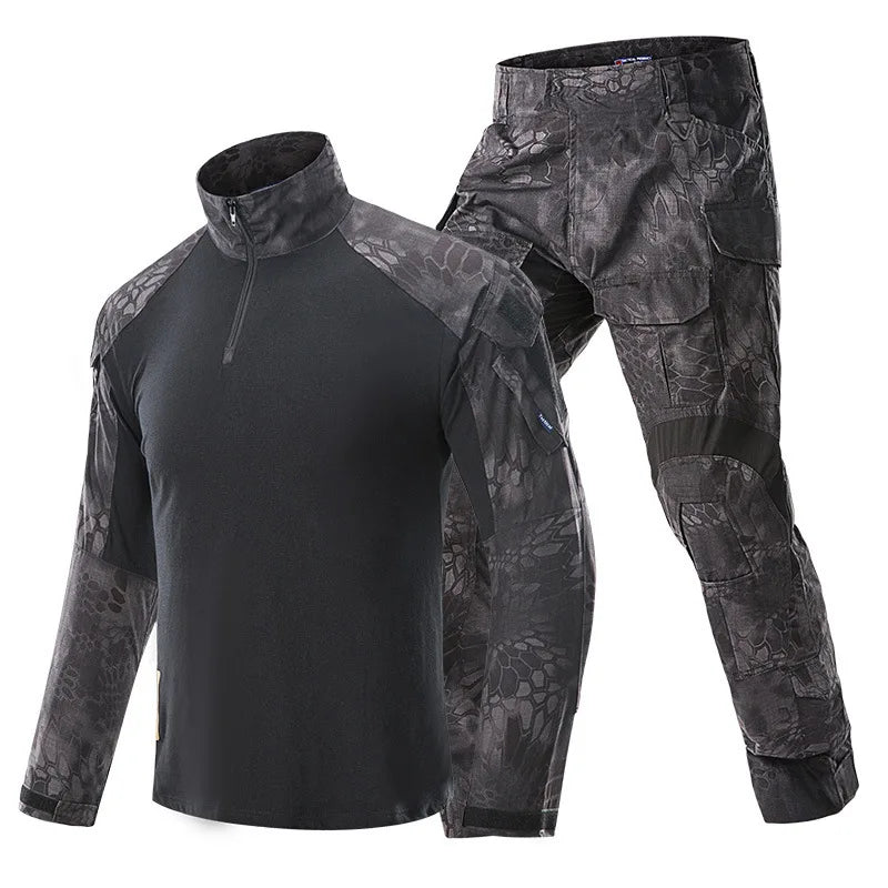 Men's 3.0 Tactical Outfit Multi-Camo Uniform  Ghillie Suit for Field Operations Airsoft Hunting Training Shirt Pants