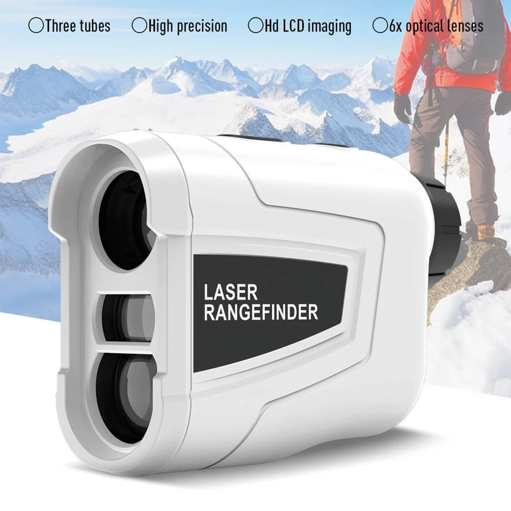 Laser Hunting Rangefinder 600/800/1200Y with Slope 6X  Golf Range Finder For Hunting Golfer Type-C Rechargeable
