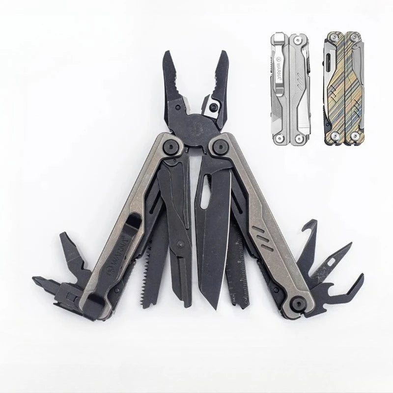 BHBT Titanium Alloy Multitool Pliers 20 In 1 EDC Outdoor Camping Survival Multi Functional Tool Pocket Multi Tool