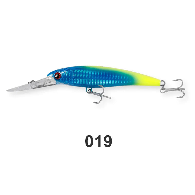 Noeby Trolling Minnow Fishing Lures 12cm 32g 14cm 52g 16cm 73g Floating Sinking Hard Bait for Big Game Saltwater Fishing Lure