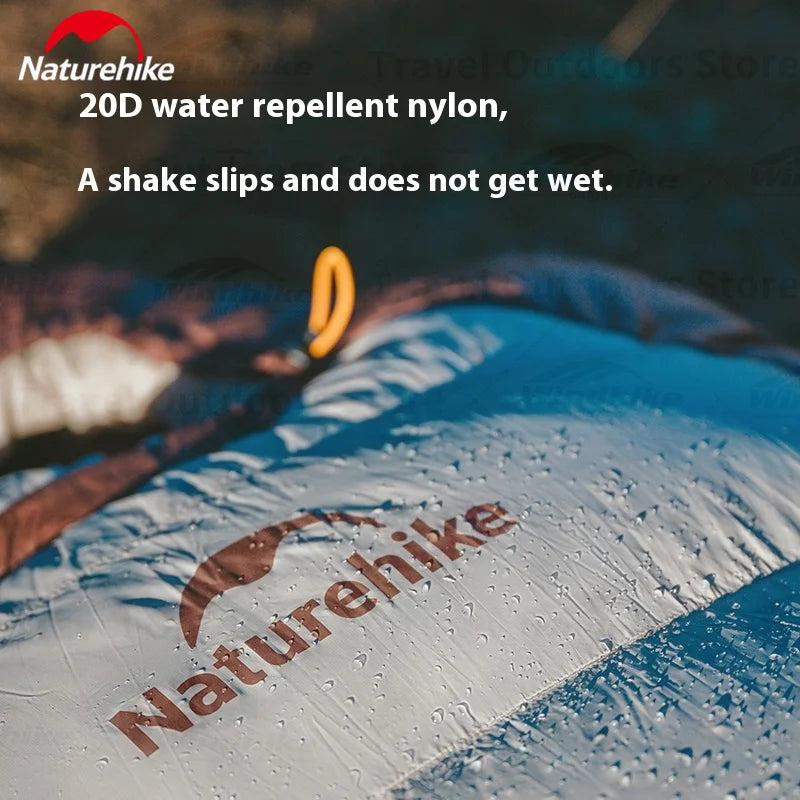 Naturehike Snowbird Duck Down Sleeping Bag Mummy 650FP Ultralight Outdoor Camping Thickened Warm Winter Adults Sleeping Bag-20°C