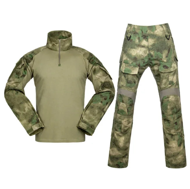 Men's 3.0 Tactical Outfit Multi-Camo Uniform  Ghillie Suit for Field Operations Airsoft Hunting Training Shirt Pants