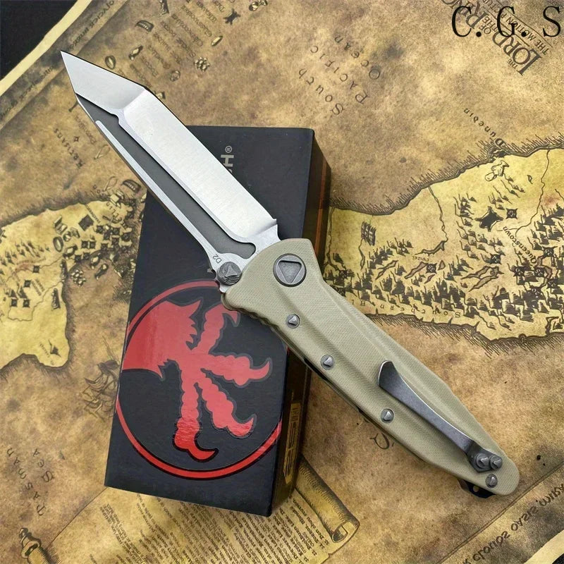 Folding Pocket Knife High Quality Multi-tool D2 Blade G10 Handle Survival Camping Fishing EDC Knives Tools Gift for Men