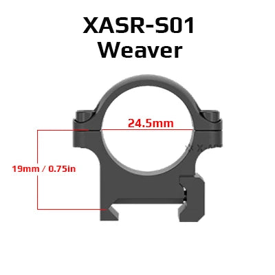 Vector Optics 2Pcs /set 25.4Mm 30Mm Mount Rings Quick Release Low Medium High for 20Mm Rail Hunting Scopes Ring Mount