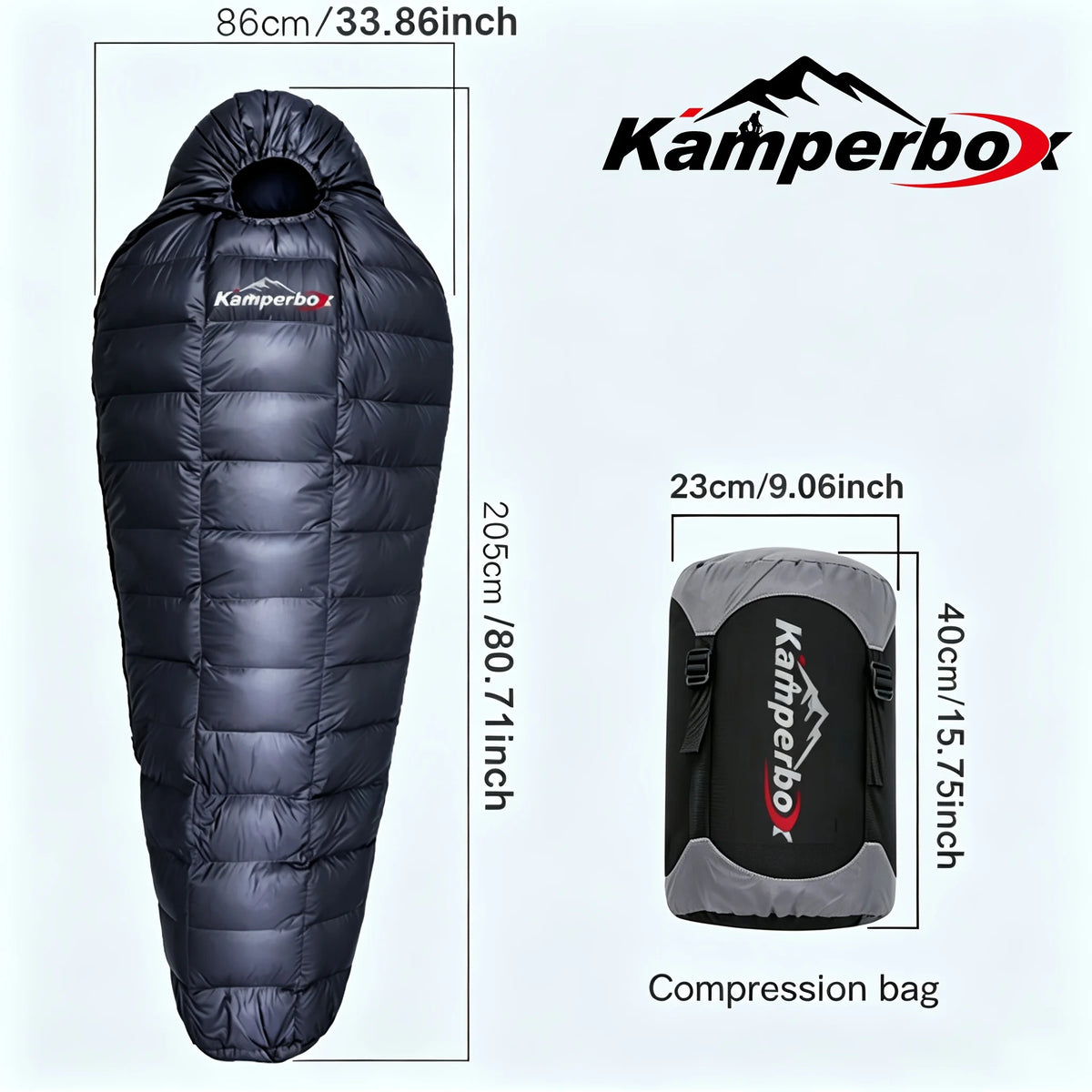 Kamperbox Goose Down Sleeping Bag Winter Sleeping Bag Down Sleeping Bag Goose