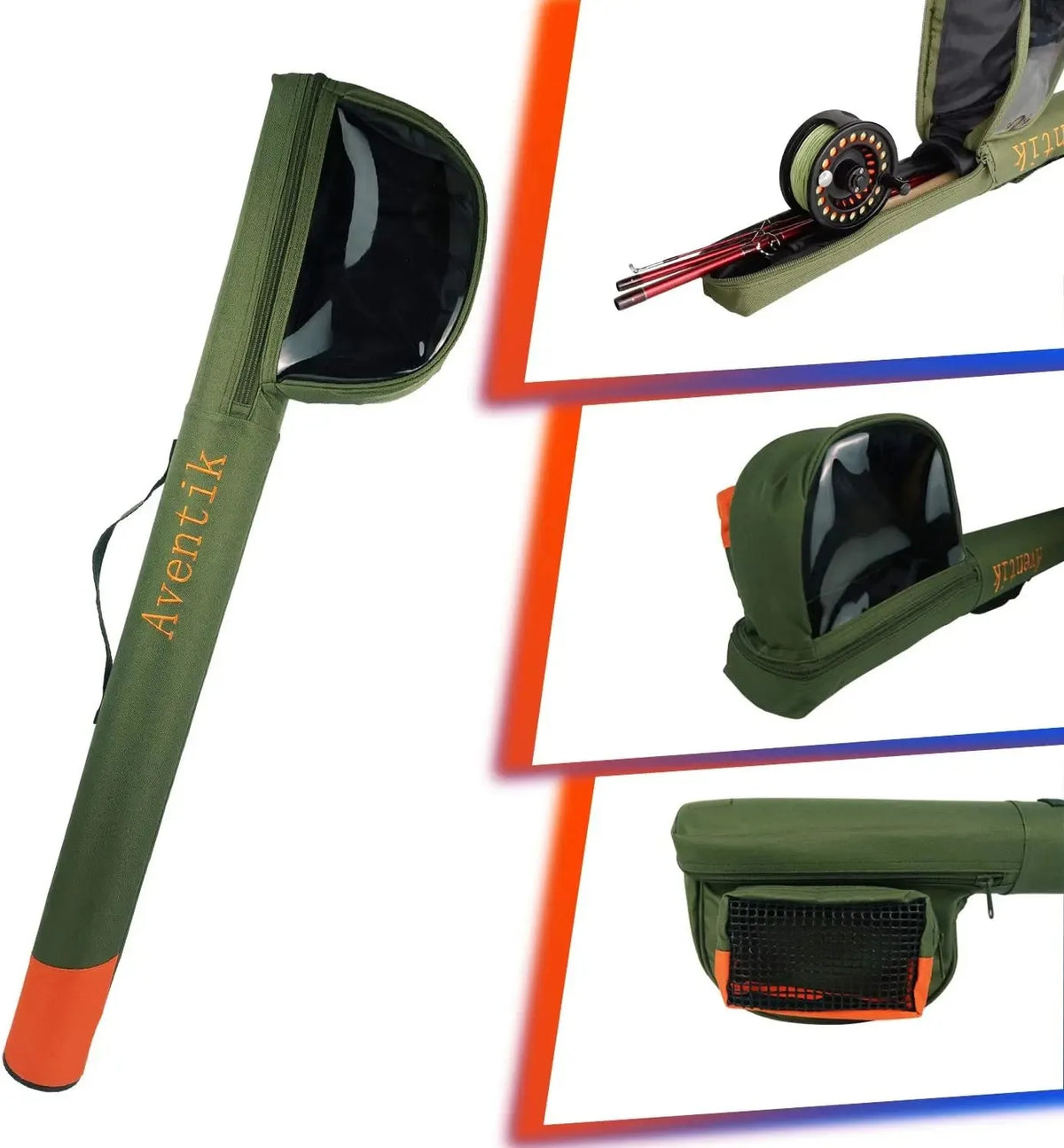 Aventik Extreme Fly Fishing Rod & Reel Combo Kit 0–6WT with Travel Case for Starter