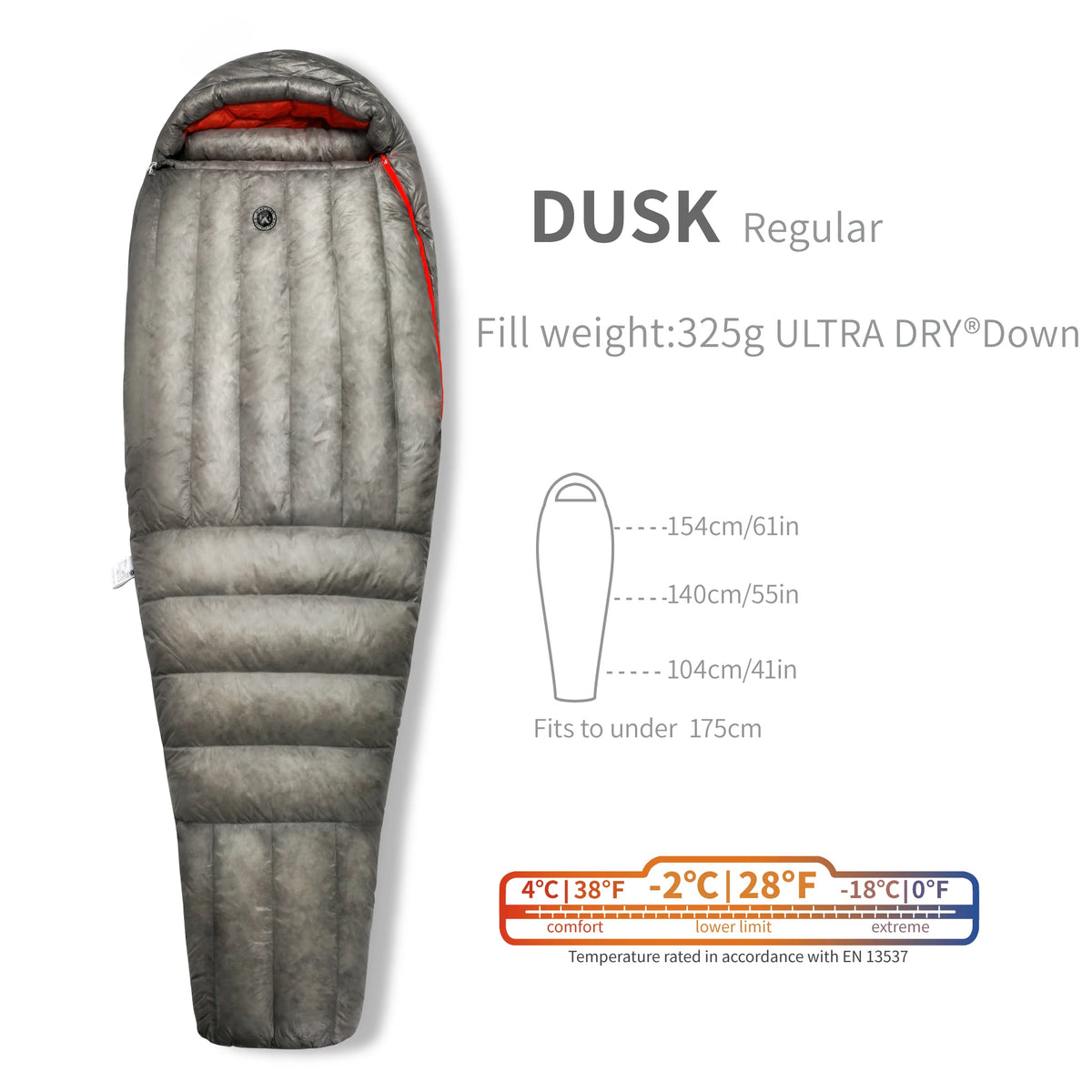 AEGISMAX Wind Hard Dusk Upgrade 7D Nylon DWR 800FP Ultra Dry Down Pro Ultralight Sleeping Bag Camping and Hiking for Men & Women