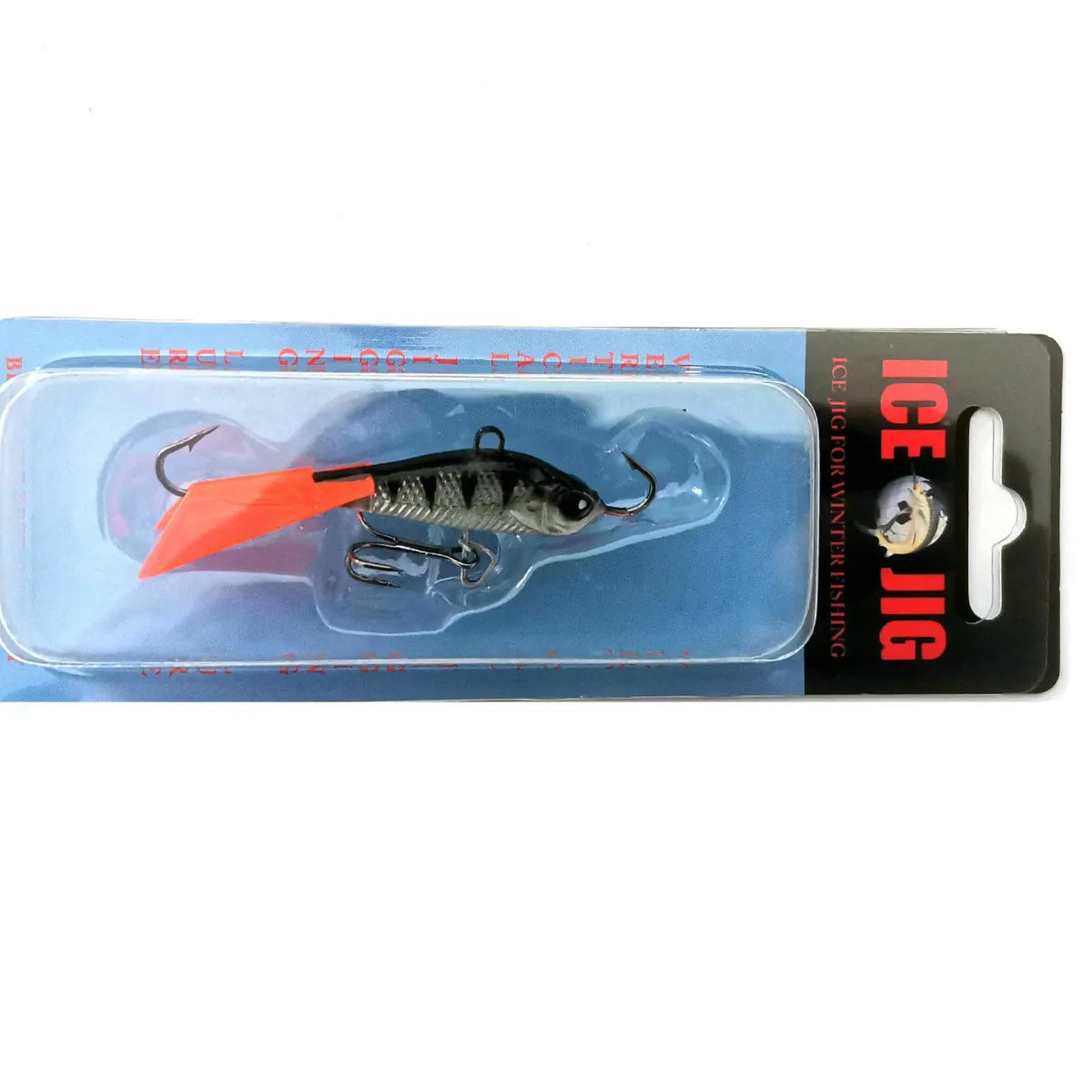 1pcs Winter Ice Fishing Lure Balancer 3D Eyes 6.3cm 15g Fast Sinking Metal Jigging Wobbler Balanced for Pike Perch Pesca Tackle