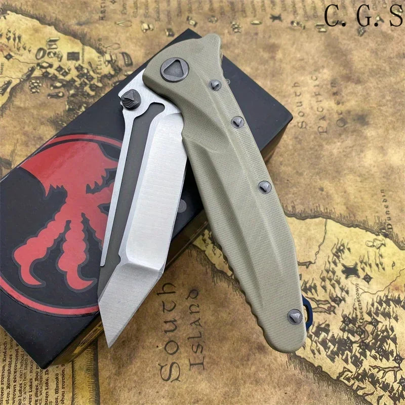 Folding Pocket Knife High Quality Multi-tool D2 Blade G10 Handle Survival Camping Fishing EDC Knives Tools Gift for Men