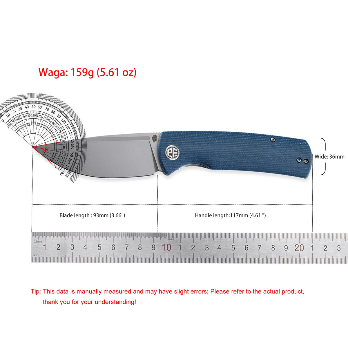 Petrified Fish Beluga PFP01 Lightweight Folding Knife EDC K110 G10 Handle Knife for Hunting Fishing Outdoor Camping Survival