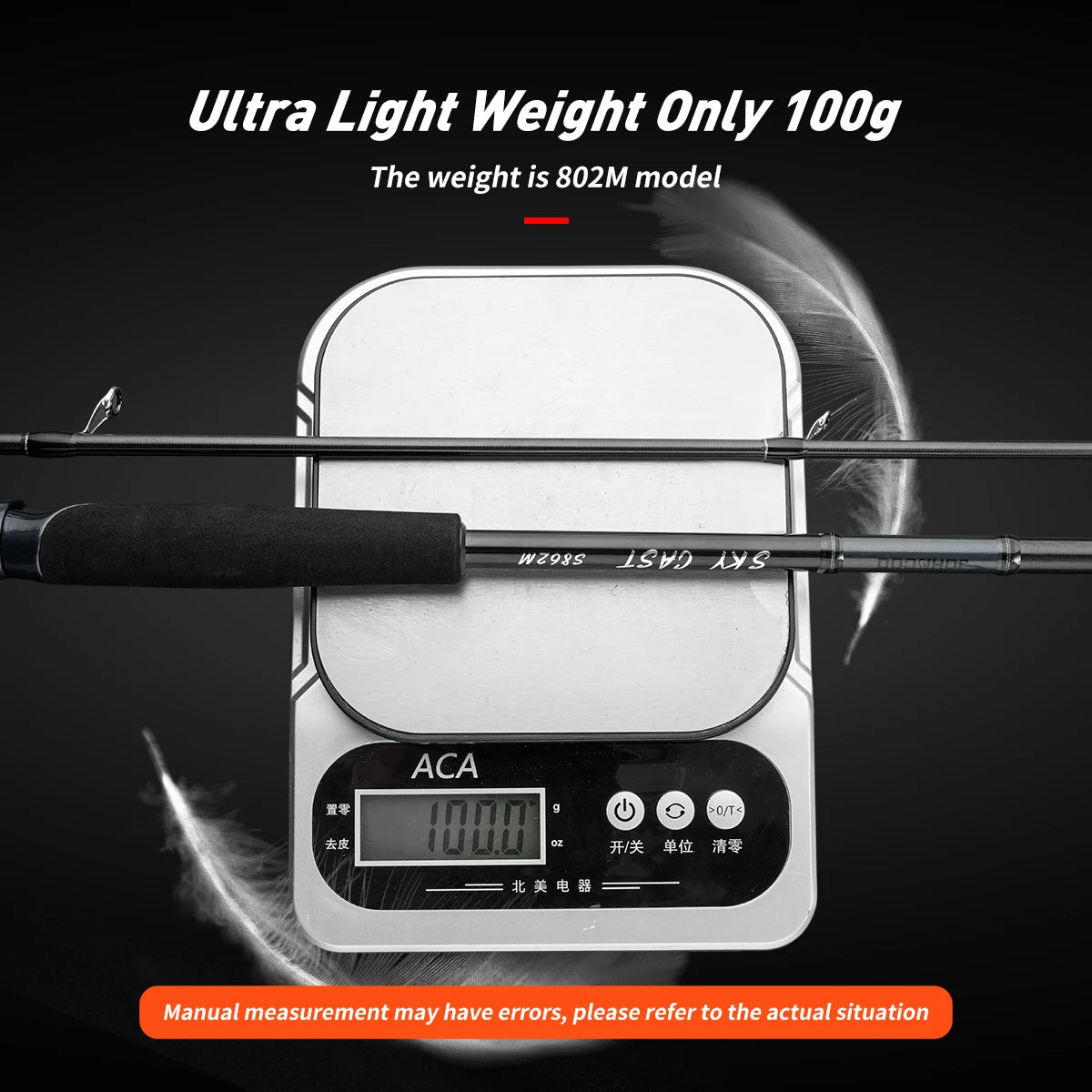 Johncoo long casting Fishing rod light weight surf casting fishing rod 2.58m 2.7m 3.0 fast action fishing rod Spinning rod