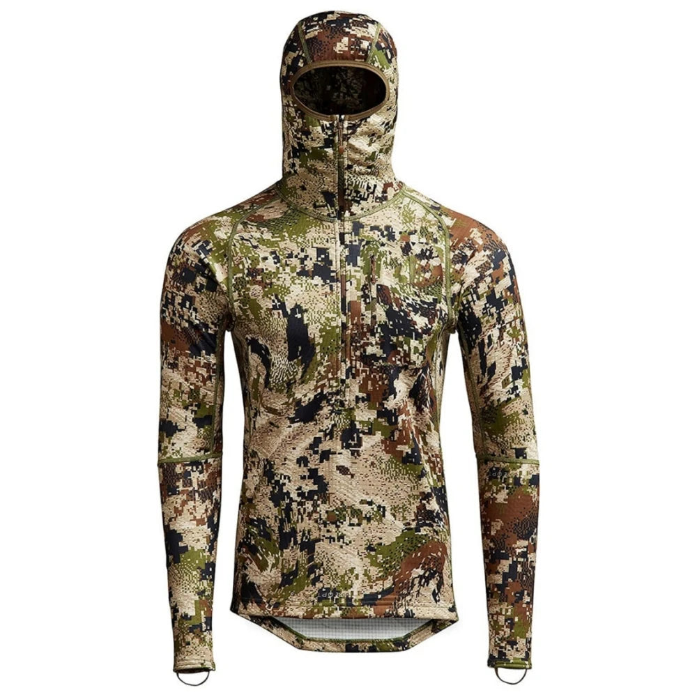 High Quality Heavyweight Camouflage Hoodie 3M Additive Fast Drying Anti-Microbial Adventure Wear Sweatshirt for Outdoor Hunting