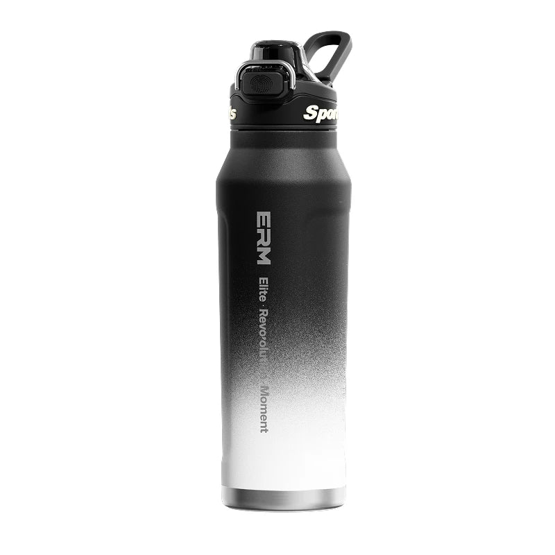 Stainless Steel Water Bottle  Cycling Tumble Insulated Cold And Hot Flasks Double Wall Portable With Handle Sports Outdoor Cup